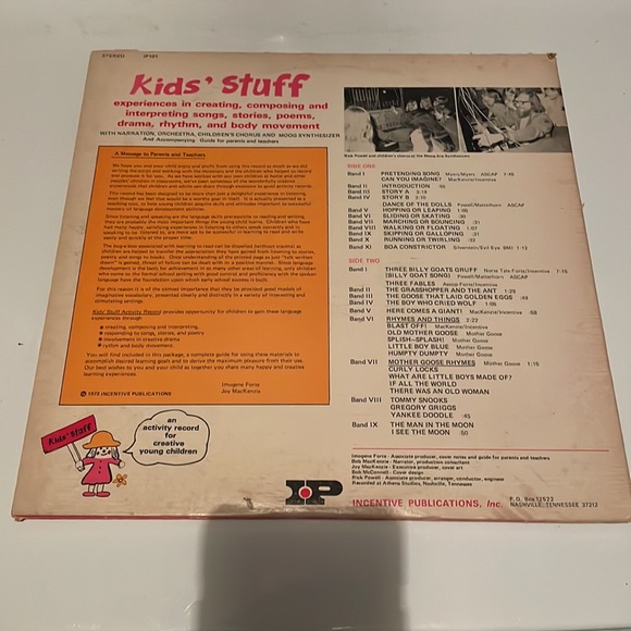 Kids stuff LP create compose interpret songs stories poems drama rhythm movement - Picture 2 of 10